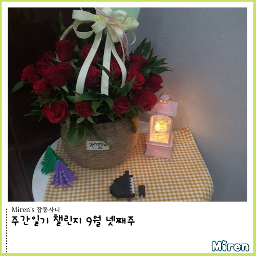  주간일기 챌린지 9월 넷째주
