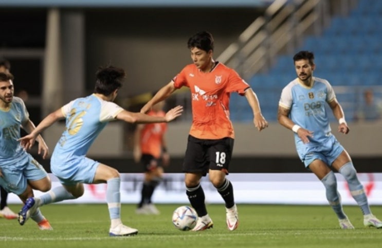 K리그 국내 프로축구 34라운드(스플릿) 2일 제주유나이티드 강원FC 수원FC 김천상무