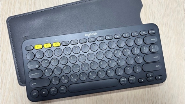  아이패드 키보드 추천 로지텍 k380 블루투스 무선 저소음