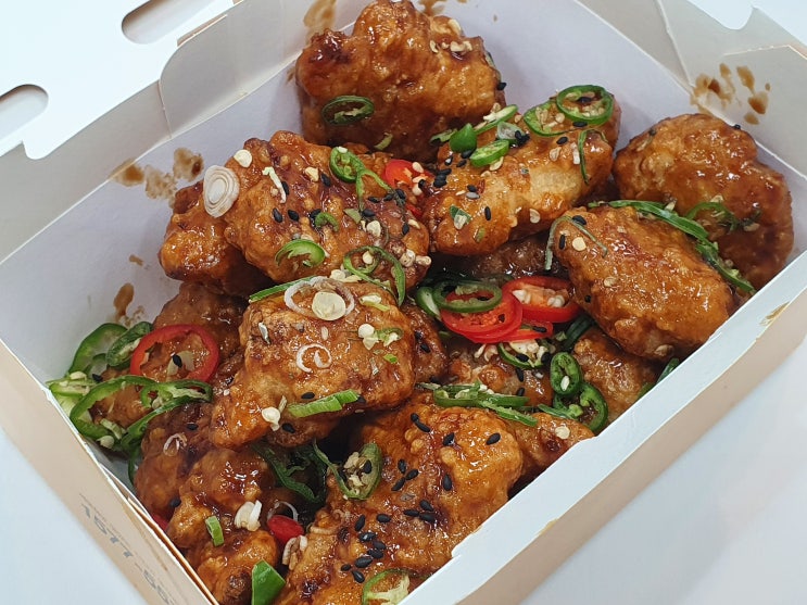  [먹거리 리뷰] 서울 BHC 상암DMC점 순살 맛초킹 먹어본 후기