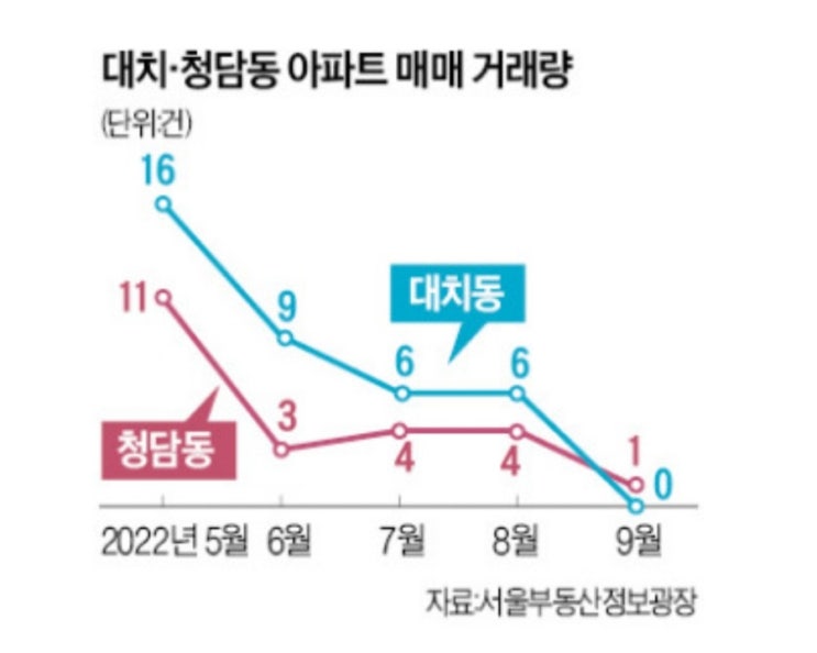  '토지거래허가구역 필지별 지정' 대치동 숨통 트이나(22.09.29 부동산 뉴스)