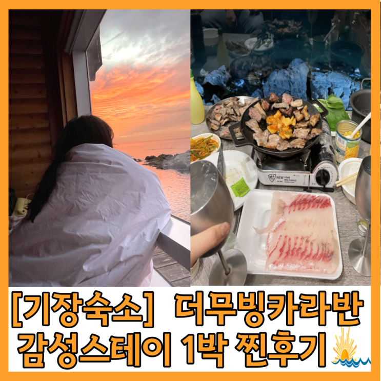  [기장] 더무빙카라반 감성스테이 12호 애견동반 가능한 오션뷰 숙소 내돈내산 솔직후기