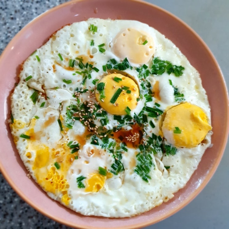  들기름 계란 프라이. 고소한 계란 프라이 만드는 법  egg recipe