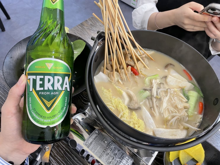  인천 송도 술집 , 송도 맛집 : 지니마라탕 신메뉴 쏸모두 소양 샤브샤브 포차 안주느낌 , 주차가능
