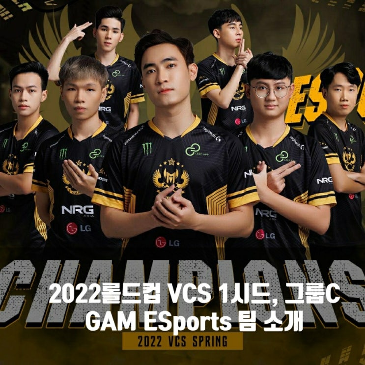 롤 GAM, 2022롤드컵 VCS 1시드(그룹C) 소개 롤 GAM, 2022롤드컵 VCS 1시드(그룹C) 소개