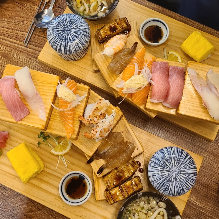  전주 신시가지 초밥맛집 미가초밥, 참치초밥이 맛있는곳,네잎클로버카페