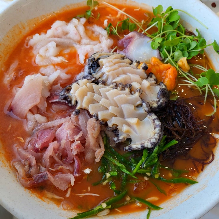  봉포/천진해수욕장 물회 맛집, 봉포머구리집 고성점