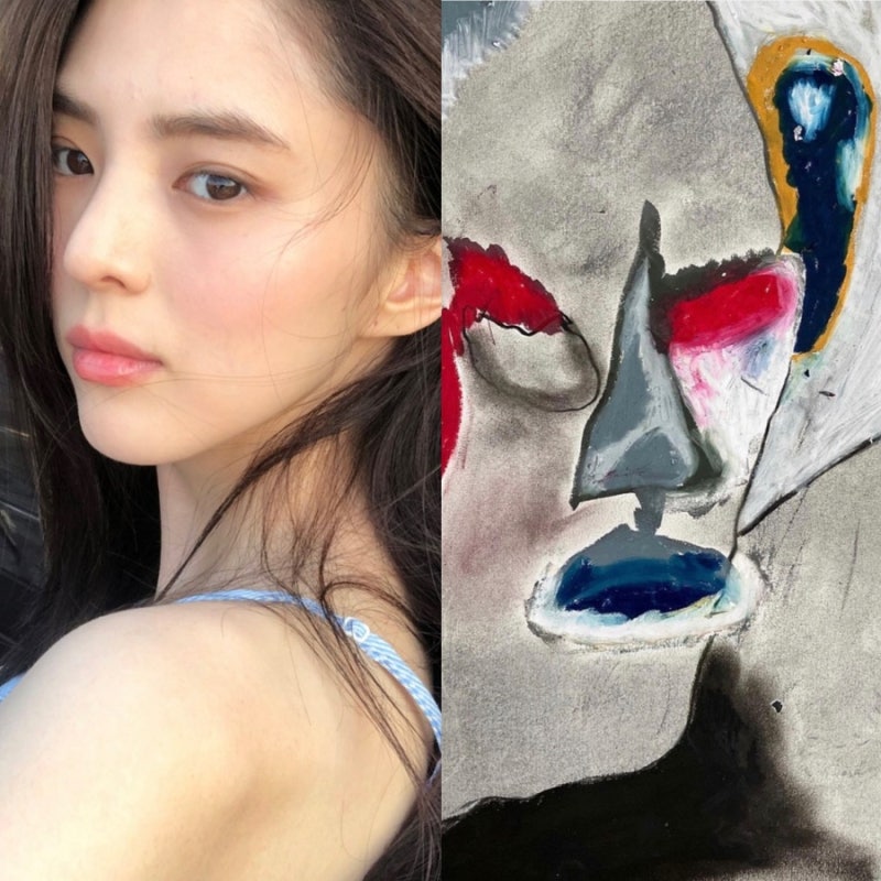 The Meaning Behind Han So-hee's Mysterious Instagram Painting: Is the Meeting with Oh Eun-young True?