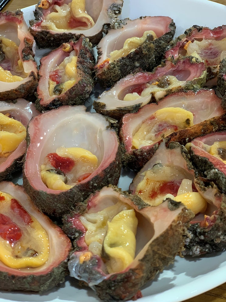  제주 돌멍게 맛집) 돌멍게,성게알 맛집 '일통이반' 이영자맛집 #내돈내먹