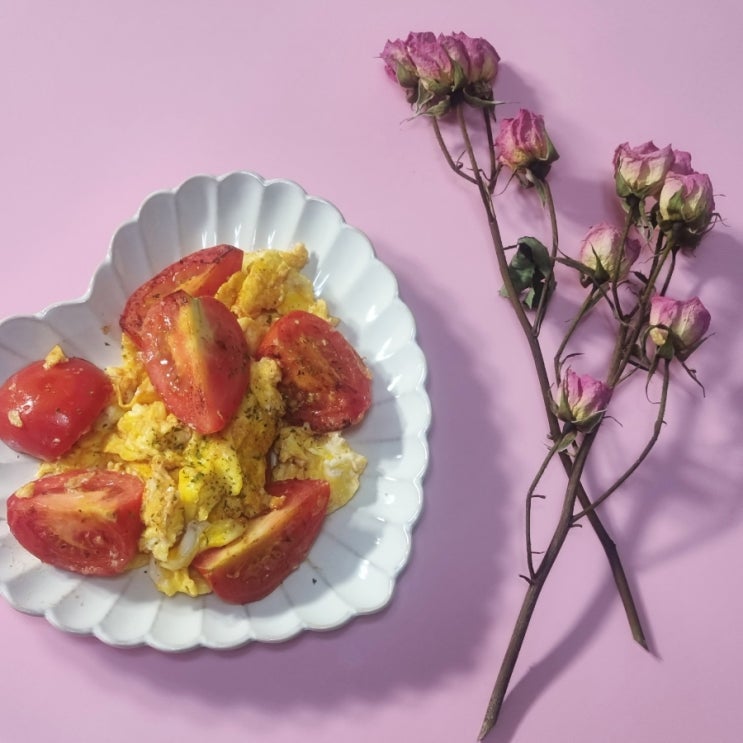  백종원 토달볶 토마토 달걀볶음 간단 브런치 토마토 계란 볶음