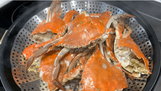  하루만에 배송 온 NS홈쇼핑 절단꽃게 쪄먹기