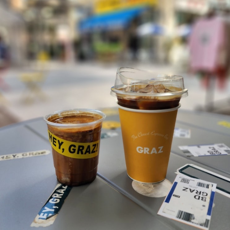 [블챌] 그라츠(GRAZ) 커피랩의 맛있는 시그니처 커피, 너티드롭(Nutty Drop) 커피