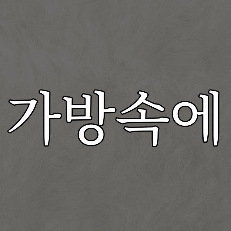  가방속에.. / 일본 실화 괴담 공포 이야기