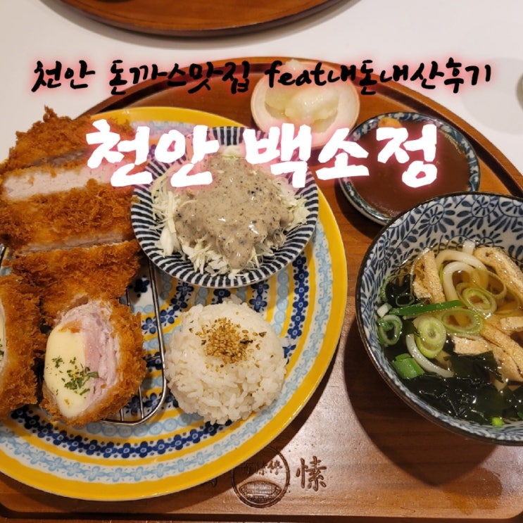  백소정천안 [충남 천안 쌍용동 돈까스 맛집추천  feat 내돈내산후기]