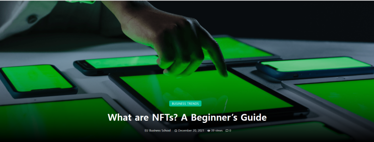 What are NFTs? A Beginner’s Guide #Ft. EU비지니스 스쿨