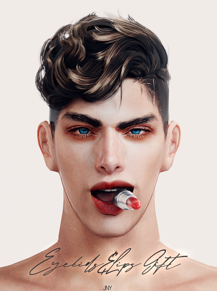  심즈4CC _EYELIDS&LIPS GIFT