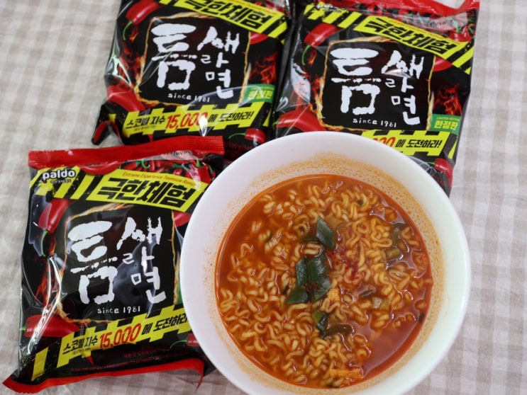  틈새라면 극한체험 팔도 한정판 파는곳 맵기 맛 솔직 후기