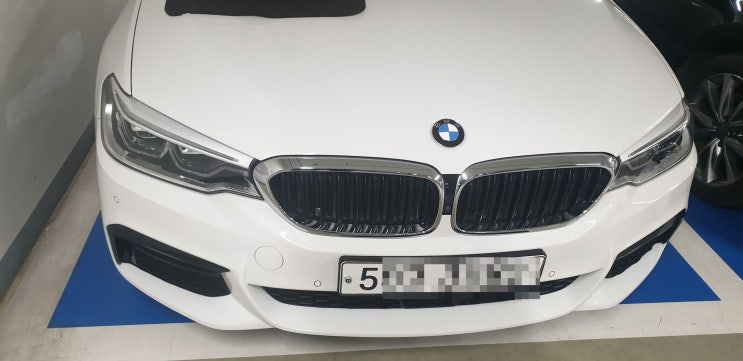 김해자동차유리복원 BMW 말끔한 출장수리