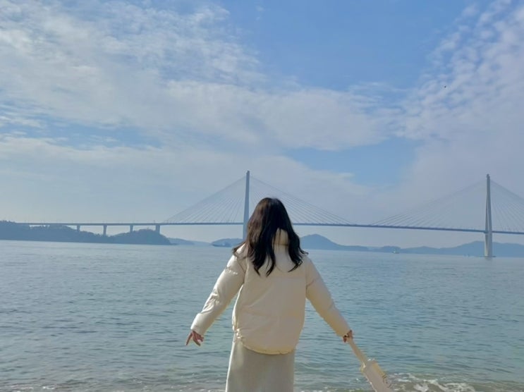  목포바다 카페 비치갤러리 목포대교 뷰가 한 눈에