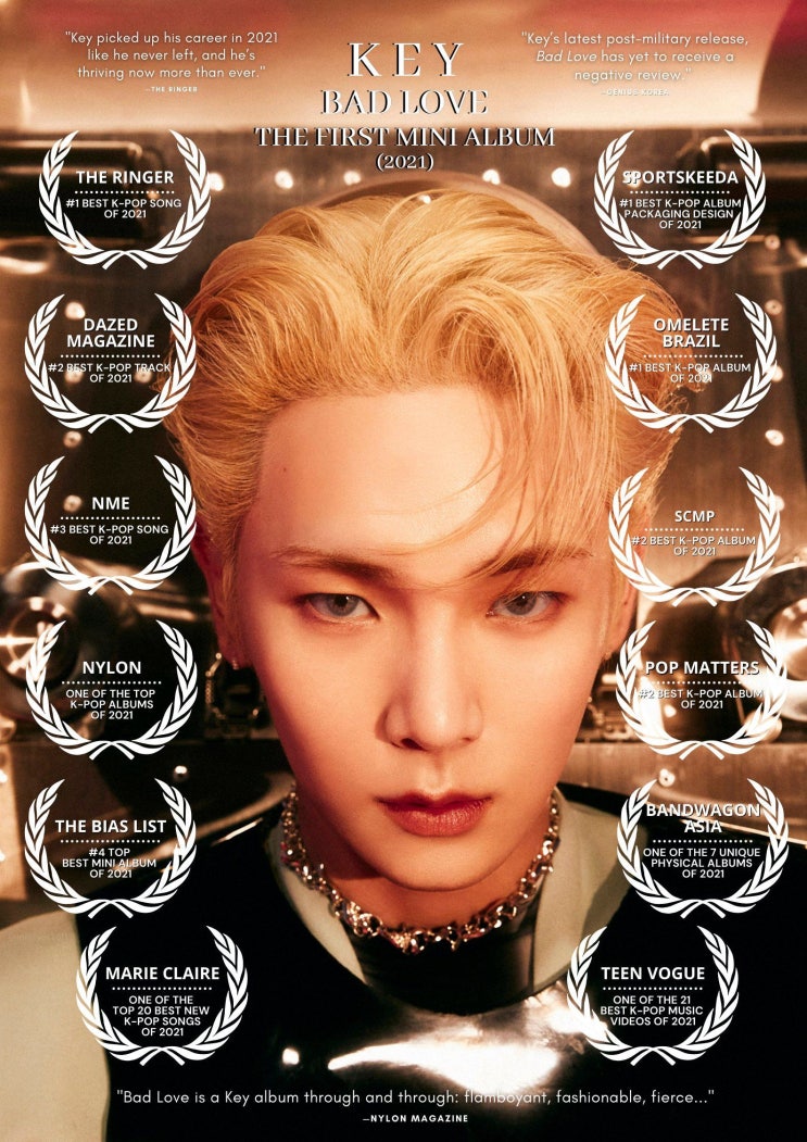  해외에서 2021년 최고의 케이팝 중 하나로 자주 언급되는 의외의 노래 샤이니 키 BAD LOVE
