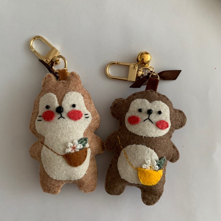 [취미생활] 마론하우스 동물의 화원 인형 키링만들기