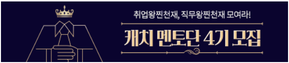  취업 멘토링 준비 (CATCH 멘토단 4기)
