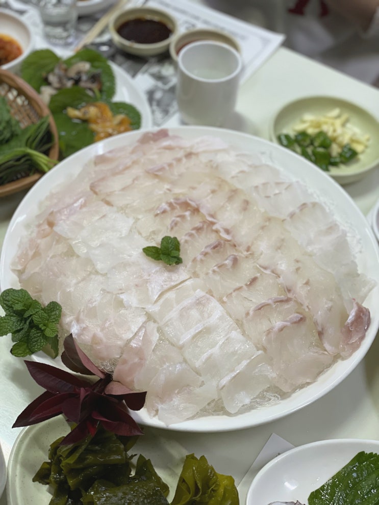  제주도 도두횟집 - 제주공항 근처 자연산활어 맛집 (다금바리, 솔치, 북바리, 갯돔, 뱅어돔)