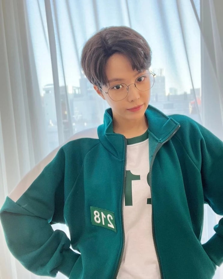 에이핑크 손나은, 넷플릭스 '오징어게임' 코스프레 "잘 생김과 예쁨이 공존한다" 반응 에이핑크 손나은, 넷플릭스 '오징어게임' 코스프레 "잘 생김과 예쁨이 공존한다" 반응