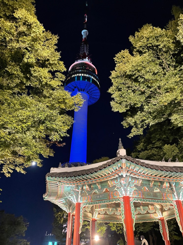 서울 남산타워 N서울타워 서울 야경 보고왔어요