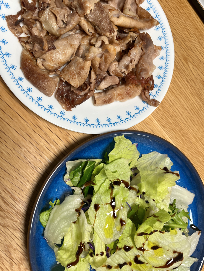 1.3 식단 일기 (대패목심, 간장계란밥)
