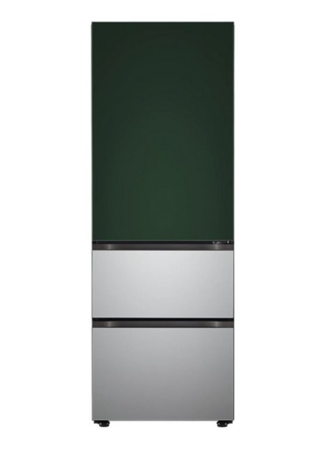 [LG전자]칸칸 냉장 스탠드 김치냉장고 그린실버 스테인레스 323L