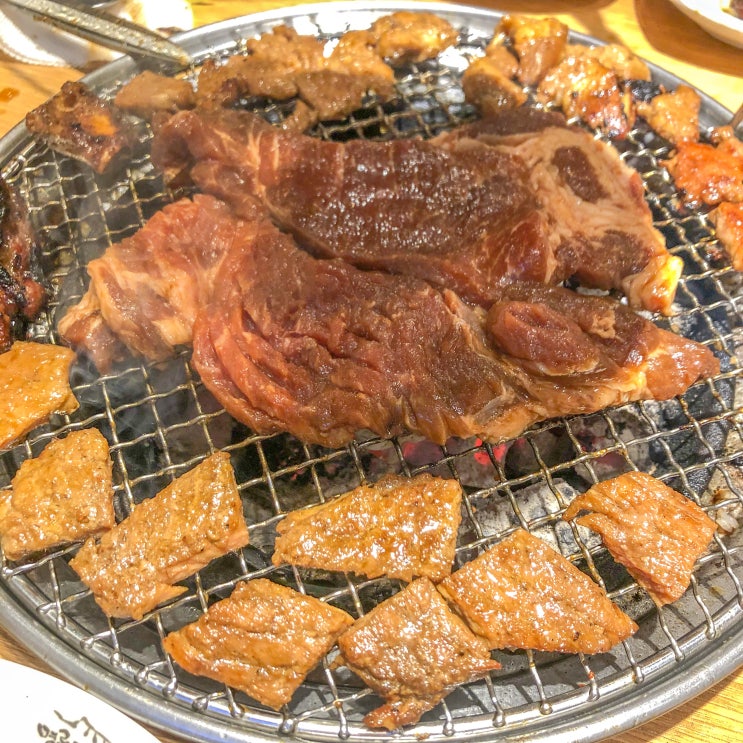  [맛집] 명륜진사갈비 평택 팽성점 Korean BBQ 숯불갈비 무한리필 가격 이용시간 사이드 메뉴