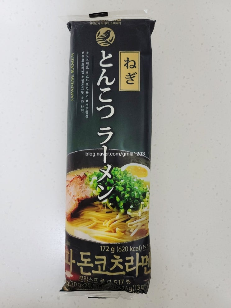  노브랜드 라면 추천 파 돈코츠라멘!