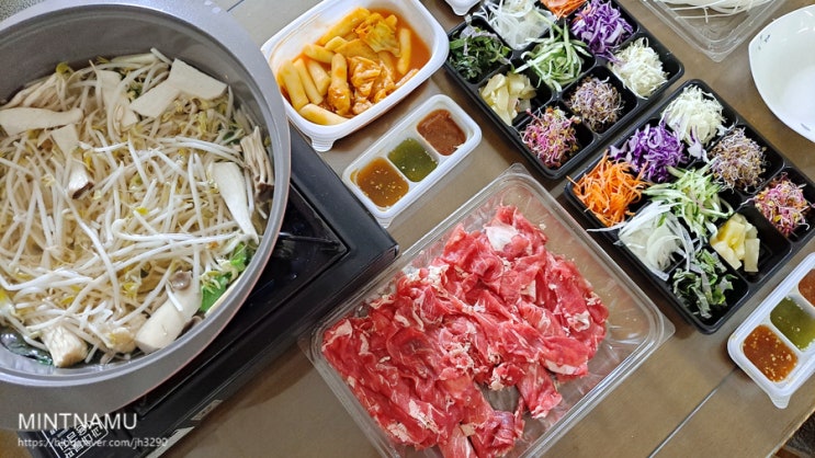  샤브향 포장 월남쌈 샤브샤브 내돈내산