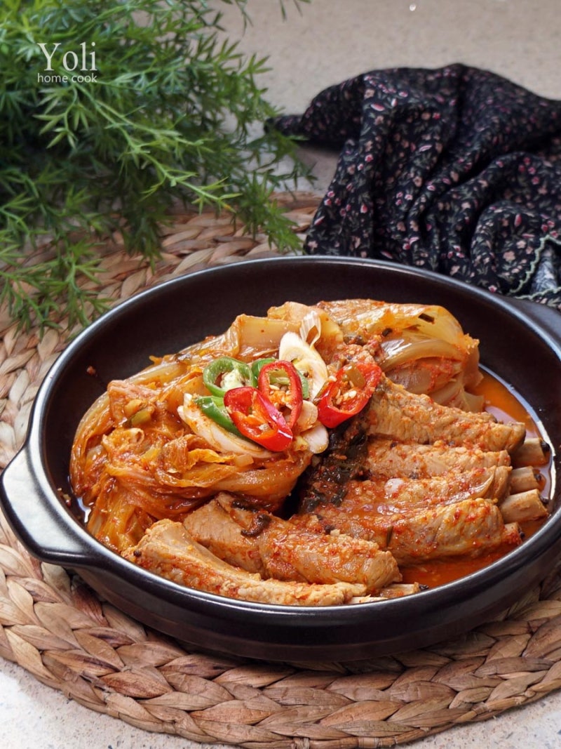 묵은지 등갈비찜 맛있게 만드는 비법! 돼지 등갈비김치찜 : 네이버 블로그