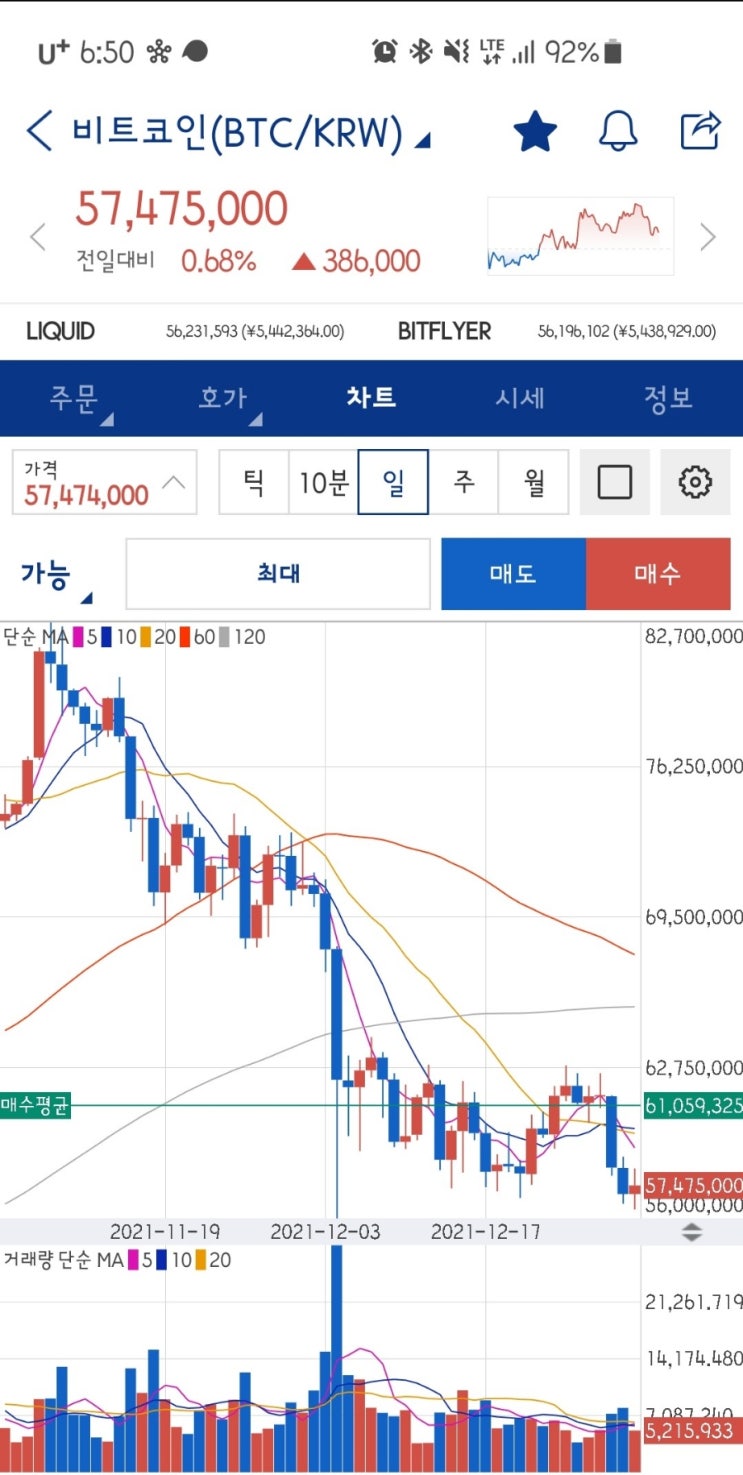 2021.12.31 코인 일지 및 모니터링