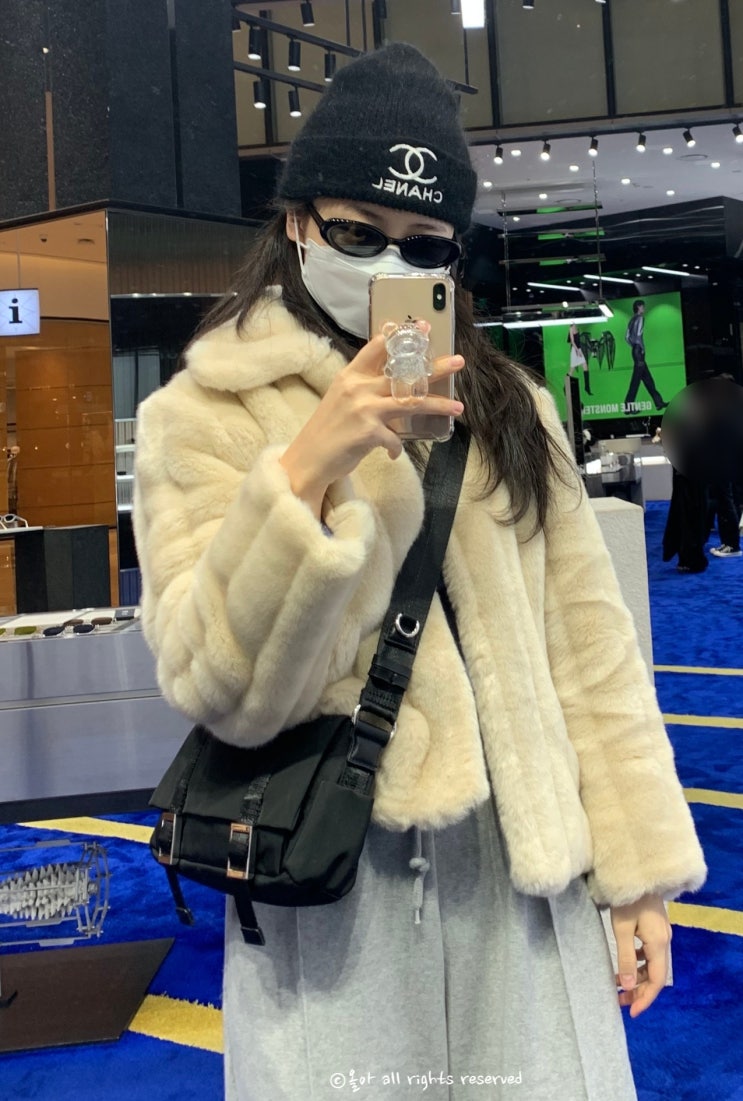  여자비니코디 봉구샵의 샤넬비니로 비니 쓰는법 까지