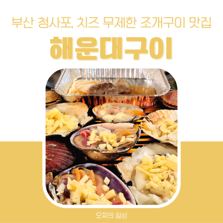 부산 청사포, 치즈 리필해주는 가성비 조개구이집 해운대구이 백스피릿 방영 부산 청사포, 치즈 리필해주는 가성비 조개구이집 해운대구이 백스피릿 방영