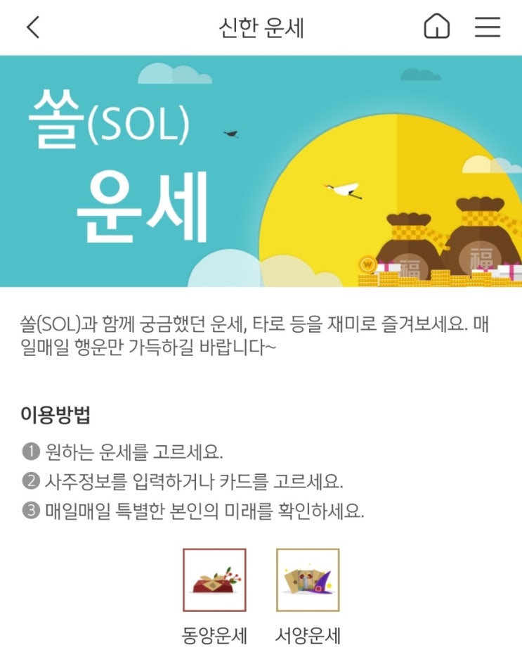  신년 무료 운세 보기(SOL 운세)
