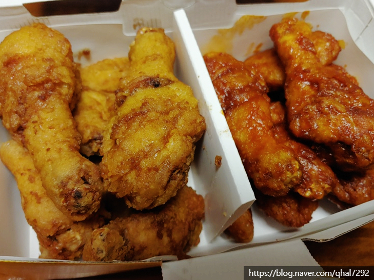 교촌치킨 반반콤보 후기