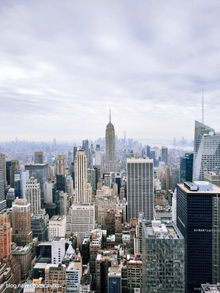  뉴욕 맨하탄에서 전망이 좋은 장소: 락펠러센터 rockefeller center 전망대 top of the rock 입장료 및 예약: 뉴욕백신패스
