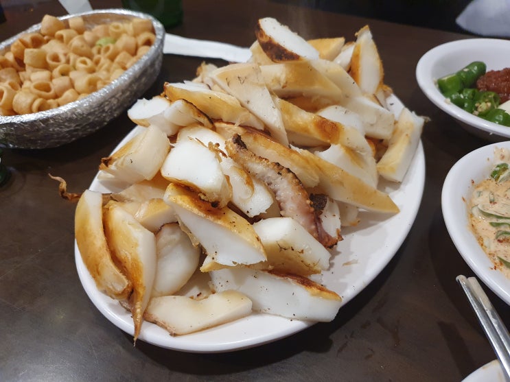  동대문 무지개호프 갑오징어 졸맛탱!
