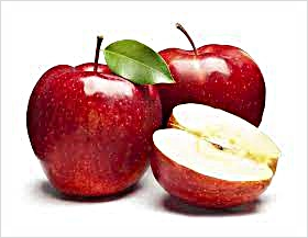 사과 하루 의사 비타민 A C 칼륨 섬유질 알칼리성 혈당 콜레스테롤 변비