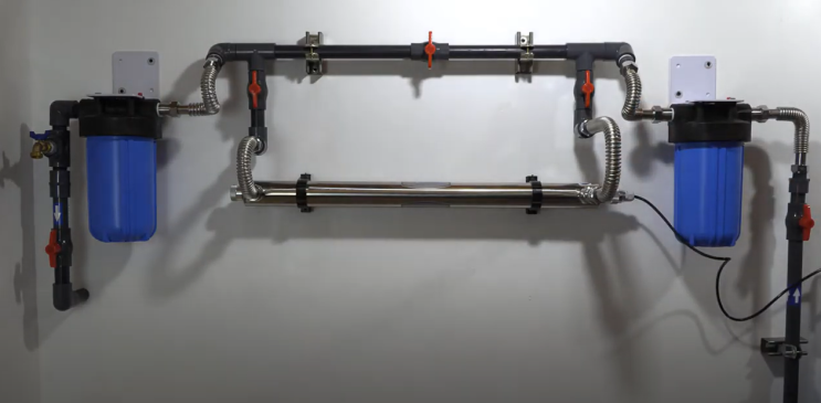 지하수 세균검출 노로바이러스 살균기(UV-C) 필터값으로 DIY. 지하수 세균검출 노로바이러스 살균기(UV-C) 필터값으로 DIY.