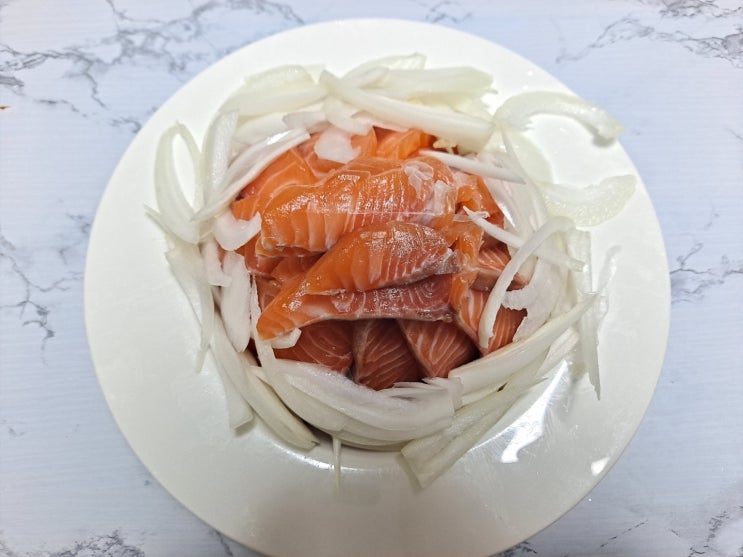 연어 곤부지메 정식 버젼 - 소금 VS 맛소금 / 소주 VS 청주+맛술/ 맛 차이 비교!