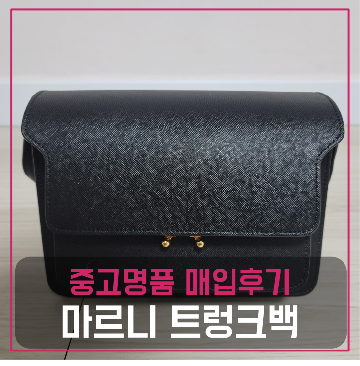 마르니 사피아노 트렁크백 중고명품팔기 가방매입 및 판매 견적비교후기 / 마이럭션