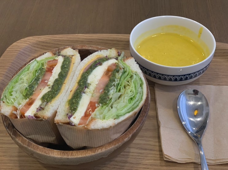  서초역 샌드위치 찐맛집, 카페 베이텔 (Feat. 통모짜샌드위치)