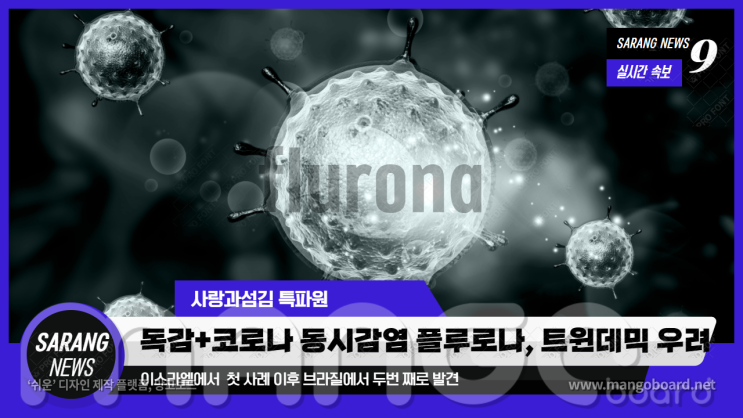 독감+코로나 동시 감염 플루로나, 치명적인 트윈데믹 오나? 독감+코로나 동시 감염 플루로나, 치명적인 트윈데믹 오나?