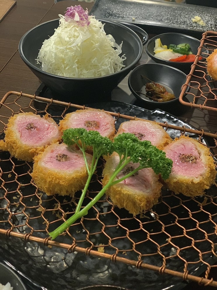  겉바속촉의 대명사, 강남역 돈카츠 맛집 : 정돈