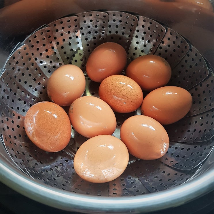 카사맘 스마트쿠커로  맥반석 계란 쉽게 만들기